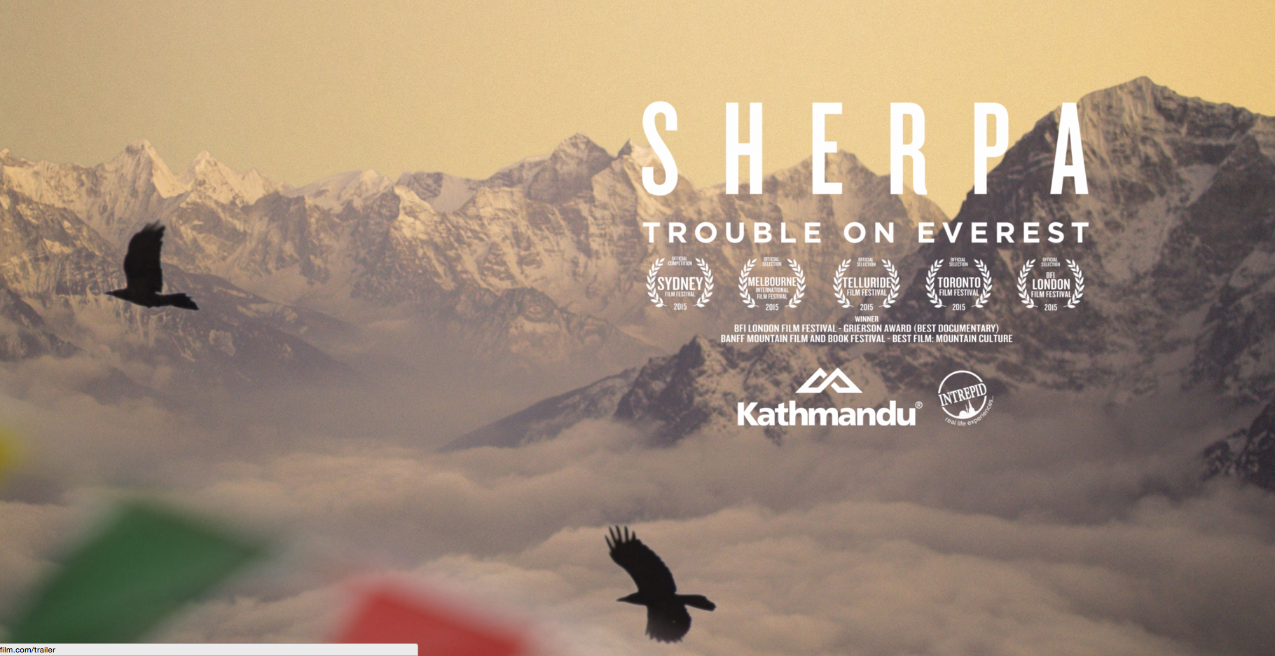 Video: Trailer for 'Sherpa | Trouble on Everest'